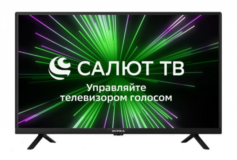 Телевизор SUPRA STV-LC32ST0155Wsb (Салют ТВ. Диагональ экрана: 32" (81 см). Разрешение экрана: 1366 