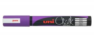 Маркер фиолетовый для оконных и стеклянных поверхностей 1,,5 мм Uni Chalk PWE-5M [8-2]