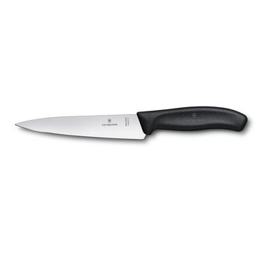 Нож кухонный Victorinox Swiss Classic (6.8003.15B) стальной разделочный лезв.150мм прямая заточка че