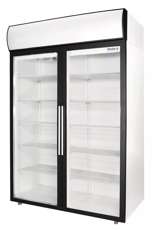 Шкаф холодильный фармацевтический Polair ШХФ-1,0ДС со стеклянной дверью (1000 л)