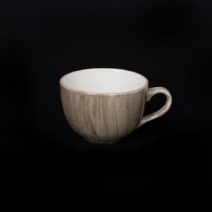 Чашка кофейная 95 мл серо-коричневая «Corone Natura»