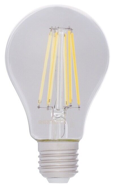 Лампа филаментная REXANT Груша A60 13.5 Вт 1600 Лм 2700K E27 прозрачная колба