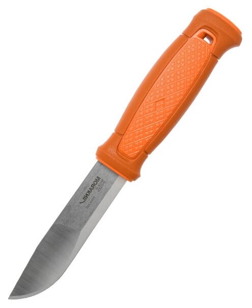 Нож Mora Kansbol (13505) стальной лезв.109мм прямая заточка оранжевый/красный