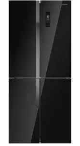 Холодильник Maunfeld MFF182NFBE черный (трехкамерный)