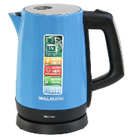Чайник Willmark WEK-1758S голубой (1.7л,нерж)