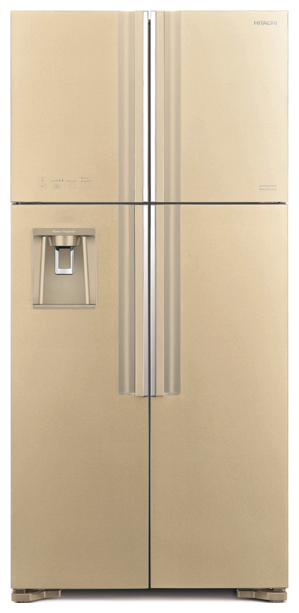 Холодильник Hitachi R-W 662 PU7 GBE бежевое стекло