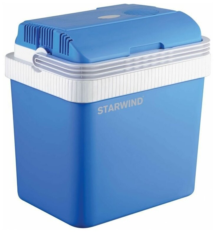Автохолодильник STARWIND CF-124 синий/серый Объем камеры 24 л. Потребляемая мощность 48 Вт. Функция 
