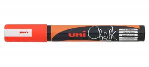 Маркер оранжевый для оконных и стеклянных поверхностей 1,,5 мм Uni Chalk PWE-5M [8-2]