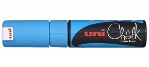 Маркер голубой для оконных и стеклянных поверхностей Uni Chalk [PWE-8K]