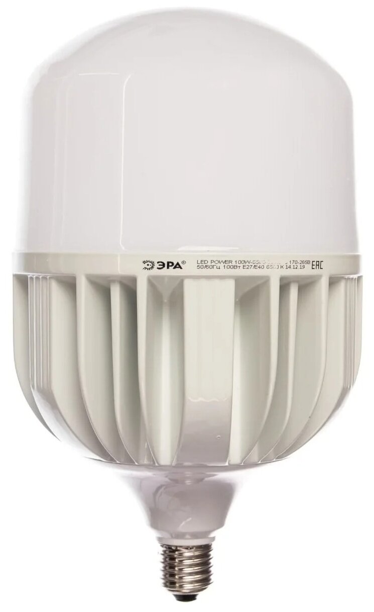 Лампа светодиодная ЭРА LED smd POWER 100W-6500-E27/E40 | Б0032090 | ЭРА