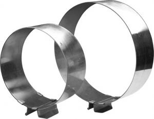Форма для выпечки «Кольцо» раздвижное 160х300/65 мм, нержавеющая сталь [[КОЛразд]]