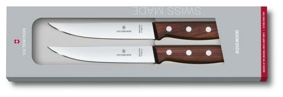 Набор ножей Victorinox Wood (5.1120.2G) для стейка черный подар.коробка