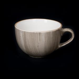 Чашка чайная 320 мл серо-коричневая «Corone Natura»