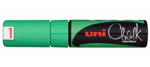 Маркер зеленый для оконных и стеклянных поверхностей Uni Chalk [PWE-8K]