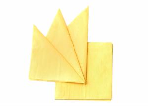 Салфетка бумажная желтая 240х240 мм 400 шт