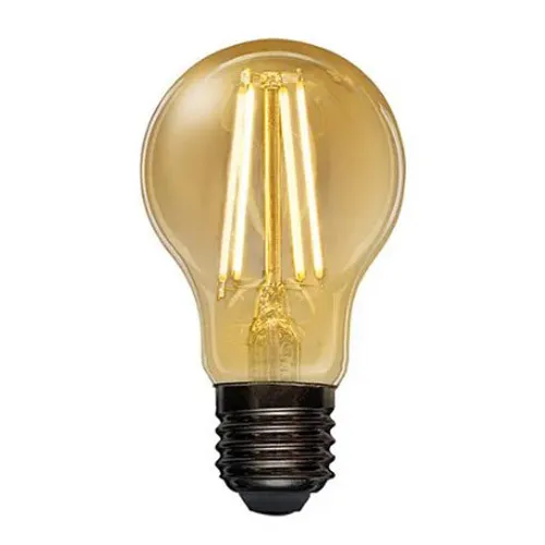 Лампа филаментная REXANT Груша A60 11.5 Вт 1380 Лм 2400K E27 золотистая колба