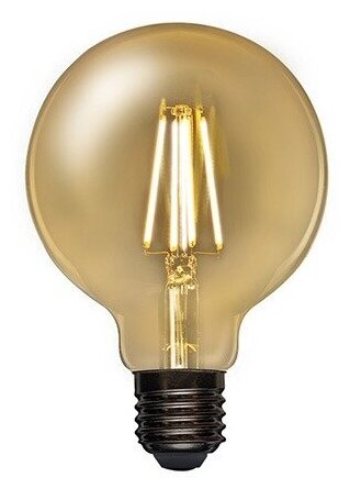 Лампа филаментная REXANT Груша A95 11.5 Вт 1380 Лм 2400K E27 золотистая колба