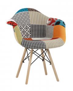 Кресло «Eames пэчворк» с жестким сиденьем