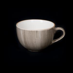 Чашка чайная 250 мл серо-коричневая «Corone Natura»