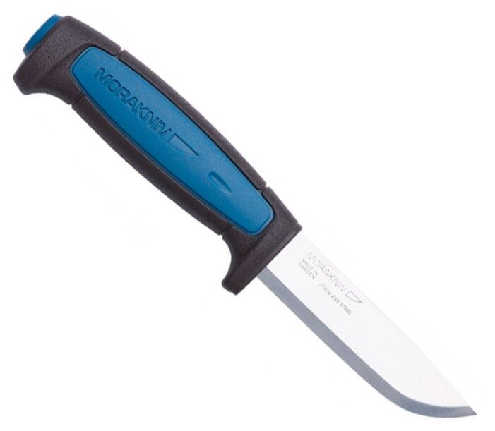 Нож Mora Pro S (12242) стальной разделочный лезв.91мм прямая заточка черный/синий