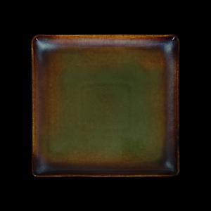 Тарелка квадратная «Corone Verde» 232х232 мм синий+зеленый