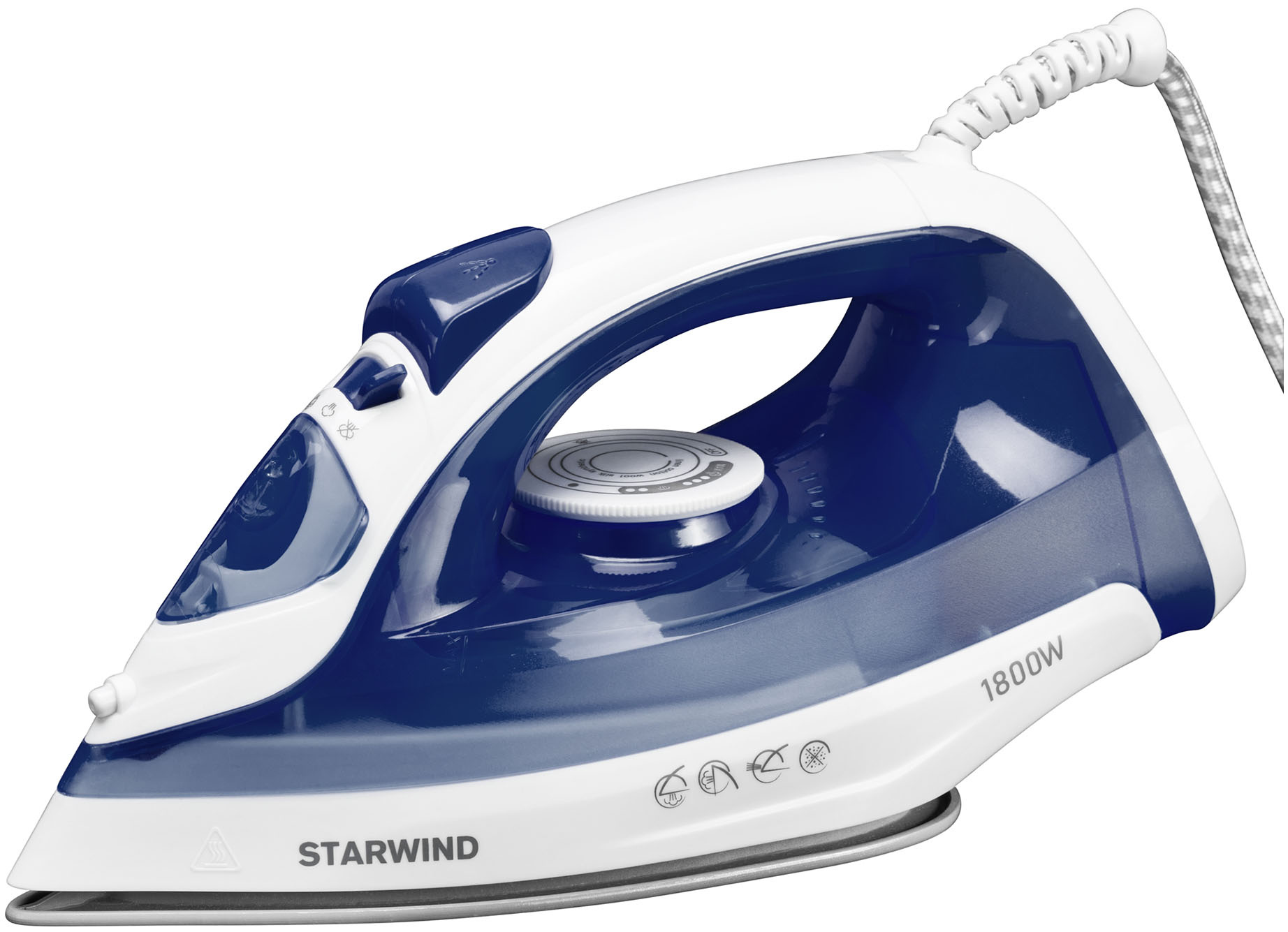 Утюг Starwind SIR2044 1800Вт темно-синий/белый