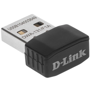 Wi-Fi адаптер D-Link DWA-131/F1A, Wireless N300 USB Adapter.802.11b/g/n compatible 2.4GHz Up to 300M