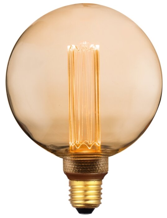 Лампа светодиодная Hiper HIPER LED VEIN G125 3W 150Lm E27 2000/3000/4000K Amber