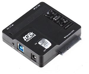 Док-станция для  HDD/SSD AGESTAR 3FBCP, черный