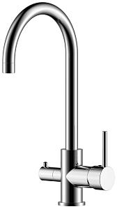 Смеситель одноручный (35 мм)  для кухни c подключением к фильтру с питьевой водой, хром