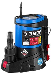Насос ЗУБР НПЧ-Т7-250  т7 аквасенсор погружной дренажный для чистой воды 250Вт мин. уровень 1мм