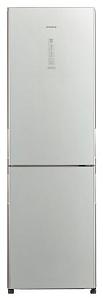 Холодильник Hitachi R-BG 410 PU6X GS серебристое стекло