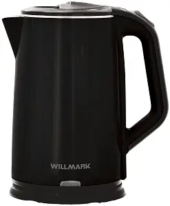 Чайник электрический WILLMARK WEK-2012PS (2.0л, пов. на 360 град., 2000Вт) (Черный)