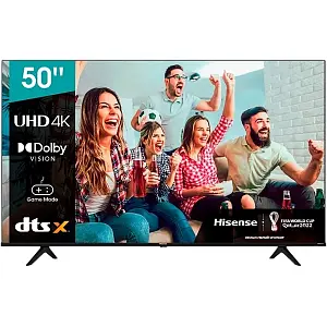 Телевизор LED Hisense 50" 50A6BG черный Ultra HD 60Hz DVB-T DVB-T2 DVB-C DVB-S DVB-S2 USB WiFi Smart