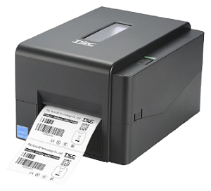 Принтер этикеток TSC TE200 U серый, в комплекте с риббоном