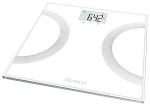 Весы напольные Medisana BS 445 Connect макс.180кг белый/серебристый