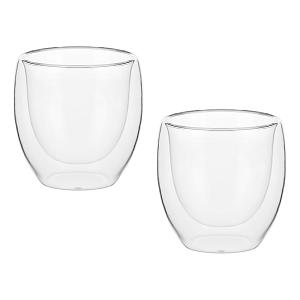 Набор стаканов с двойными стенками BY COLLECTION (850-206)2шт, 100 мл, стекло 