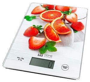 Весы кухонные электронные HOME ELEMENT HE-SC932 фруктовый микс. Макс.вес 5 кг. Цена деления: 1 г. По