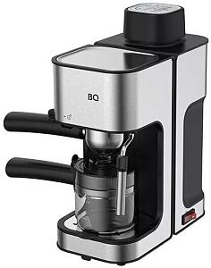 Кофеварка эспрессо BQ CM4000 (4бар.800Вт.капуч.ручной.черн/серебр)