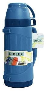 Термос Diolex DXP-600-3 пластиковый со стеклянной колбой 600 мл