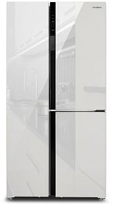 Холодильник Hyundai CS6073FV белое стекло (плохая упаковка)