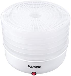 Сушка для фруктов и овощей SunWind SUN-FD-1 5под. 150Вт белый