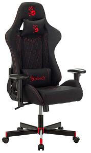Кресло игровое A4Tech Bloody GC-850, черный ромбик, крестовина пластик