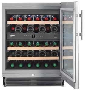 Встраиваемый винный шкаф Liebherr UWTES 1672 / 87x60x55см, двухтемпературный, вместимость 34 бут