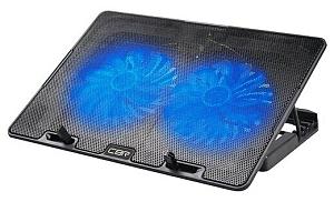 Подставка для ноутбука CBR CLP 15502 до 15,6", 355x255x30 мм, с охлаждением, 2xUSB, вентиляторы 2х12