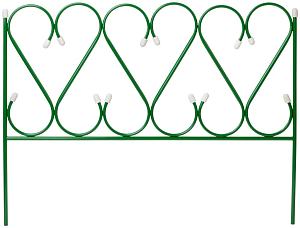 Забор декоративный GRINDA "РЕНЕССАНС", металлический, 50x345 см [422263]