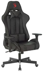 Кресло игровое A4Tech Bloody GC-600, черный, эко.кожа, крестовина металл