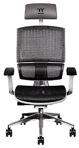 Игровое кресло Thermaltake CYBERCHAIR E500 White, Comfort size, 4D