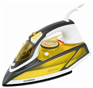 Утюг Starwind SIR2447 2400Вт желтый/серый