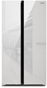 Холодильник Hyundai CS5003F белое стекло (плохая упаковка)